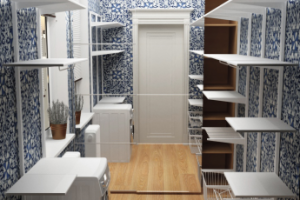 стильная гардеробная