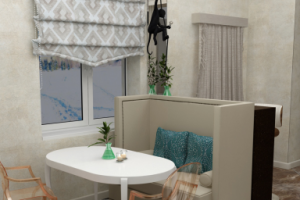 Кухня в загородном доме