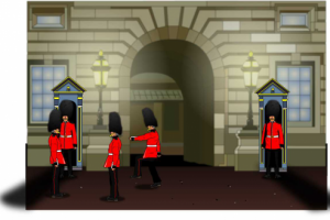 букенгемский дворец охрана