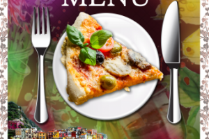 обложка меню ресторана