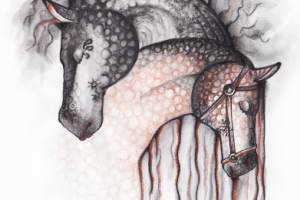 Иллюстрация к книгe "Рассказы о животныx".