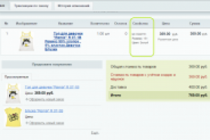Вывод характеристик товара в админку