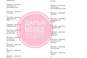 Перевод сценария к сериалу