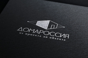Логотип для архитектурного бюро "ДомаРоссия"