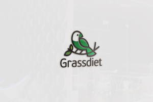 Логотип бренда правильного питания "Grass Diet"