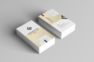 Дизайн личной визитки pr-служащего