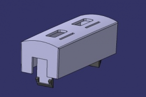 Корпус зарядного устройства  в автомобиль