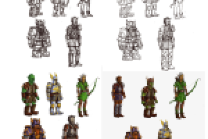 Персонажи для 2D игры