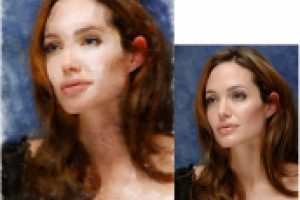 Обработка фото под акварель