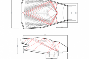 Акустика концертного зала (AutoCAD)