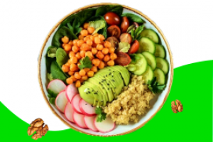 Баннер для доставки здорового питания