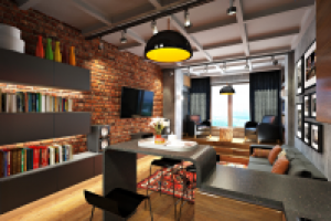 Ленинградское шоссе 25. Квартира в стиле лофт.