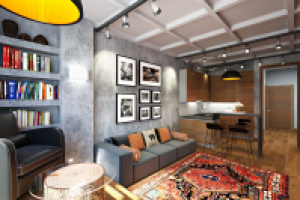 Ленинградское шоссе 25. Квартира в стиле лофт.