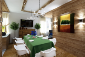 Коттедж в стиле шале в Опушкино