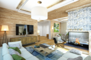 Коттедж в стиле шале в Опушкино