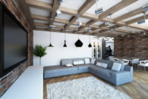 Интерьер квартиры в стиле лофт