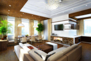 Интерьер коттеджа в к.п. Опушкино