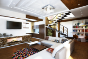 Интерьер коттеджа в к.п. Опушкино