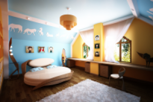 Интерьер коттеджа в Подмосковье