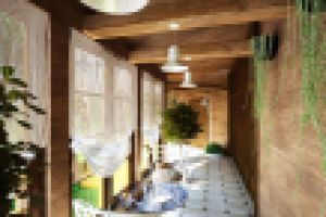 Интерьер коттеджа в Подмосковье