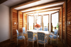 Интерьер коттеджа в Подмосковье