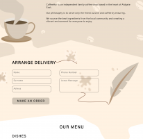 CaffeeHui's Website Design