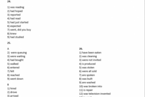 Задания по тексту на английском