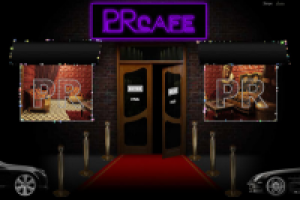 PR cafe - дизайн сплэш заставки