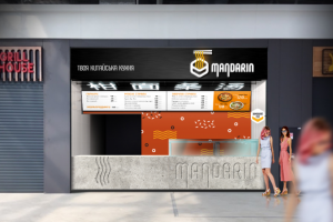 Restaurant exterior, logo, identity