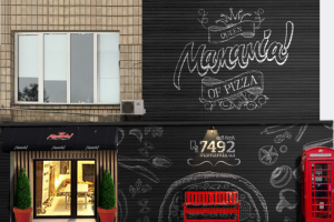 Restaurant exterior, identity