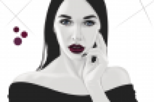 Fashion sketch illustration