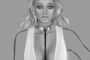 Fashion sketch illustration