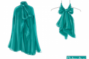 Palmolive. Эскизы вуали и шарфа для промо