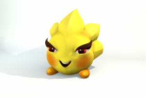 Маленькая желтая фигурка