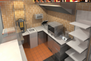 Магазин при АЗС УкраТатНефть. Оборудование