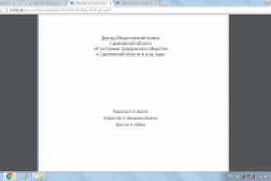 ежегодный доклад Общественной палаты Сар. области, за 2013