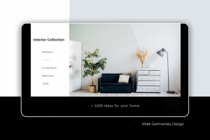 Сайт коллекций дизайна интерьера