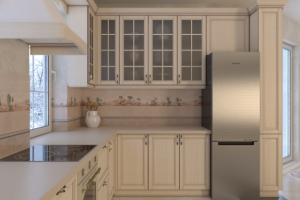 Интерьер и визуализация кухни в загородном доме