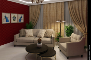 Разработка и визуализация интерьера в гостинице