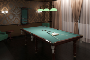 Бильярдная комната в гостинице