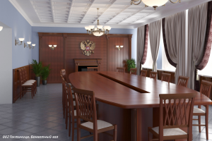 Разработка и визуализация банкетного зала