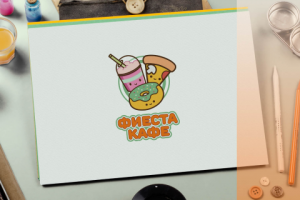 Логотип для кафе "ФИЕСТА"