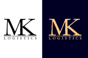 логотип компании по логистике MK logistics