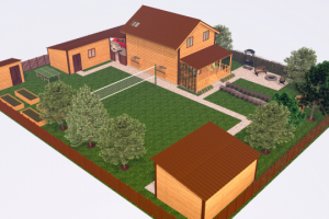 Планировка участка