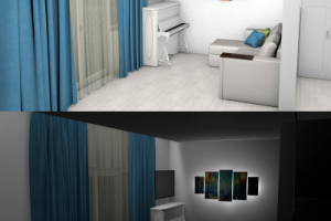 Дизайн-проект гостинной