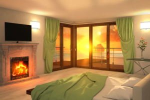 Домик на море