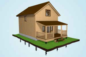 Каркасный дом - сборка