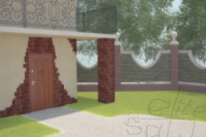 Визуализация внутренней площадки