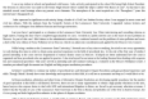 Personal Statement, для получения программы магистра LLM