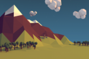 Landing page для сайта nippa.su (low poly изображения)